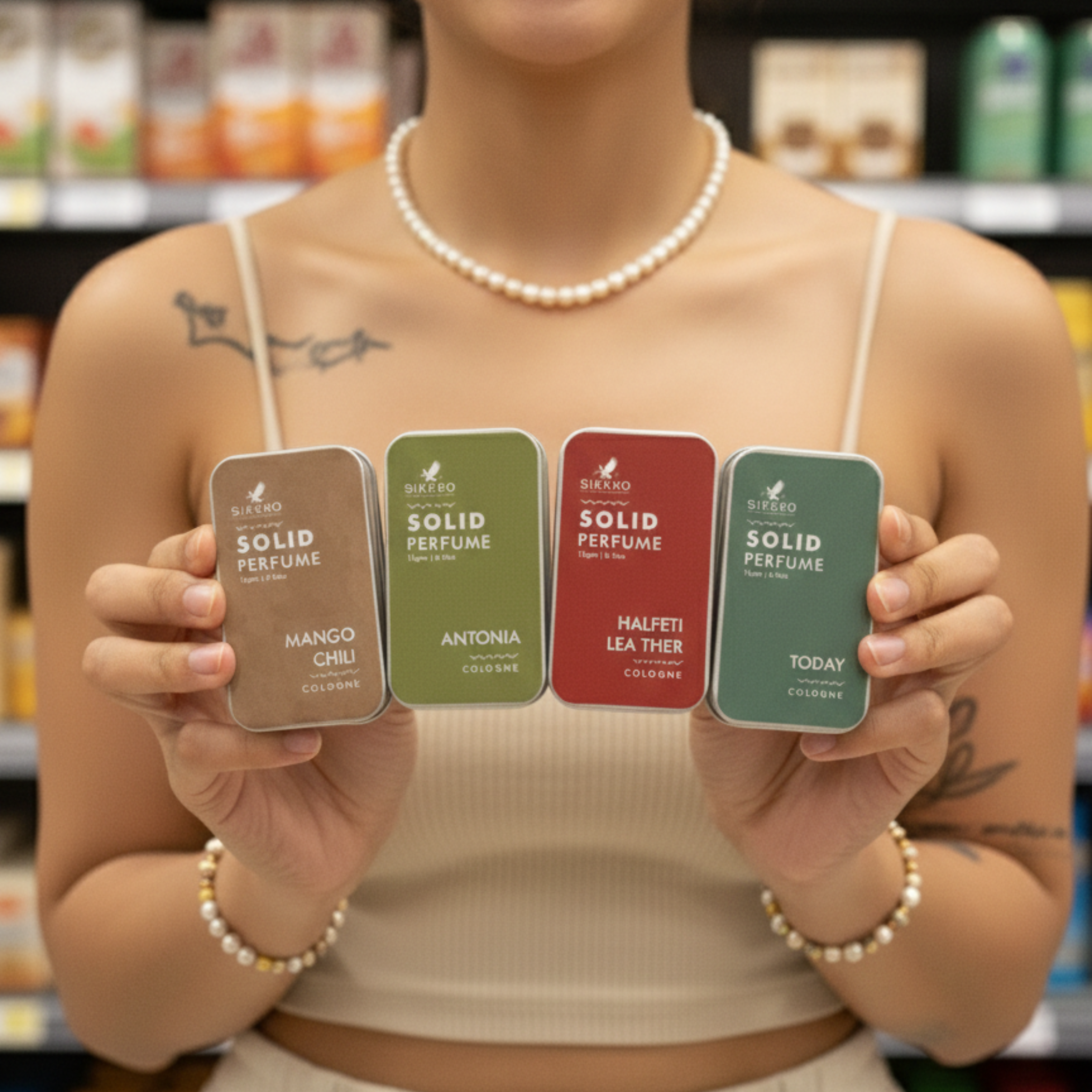 Best Selling - Pack of 4 Solid Perfume for Men & Women | Alcohol-Free, Travel-Friendly Pocket Perfume (12g Each)