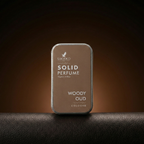 Woody OUD | Solid Perfume - Long Lasting Perfume for Men & Women (Alcohol-Free)